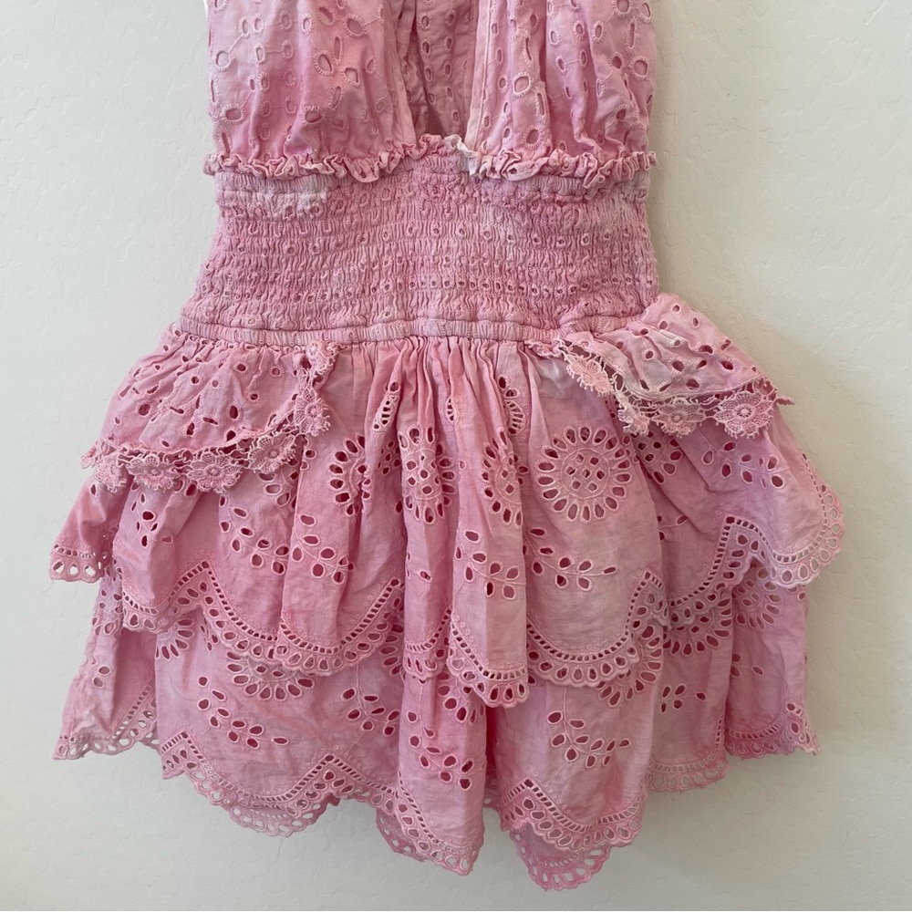 LOVESHACKFANCY HALTER DRESS - Picture 4 of 11